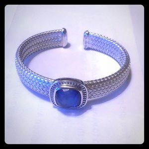 Sterling Silver bracelet with topaz jewel